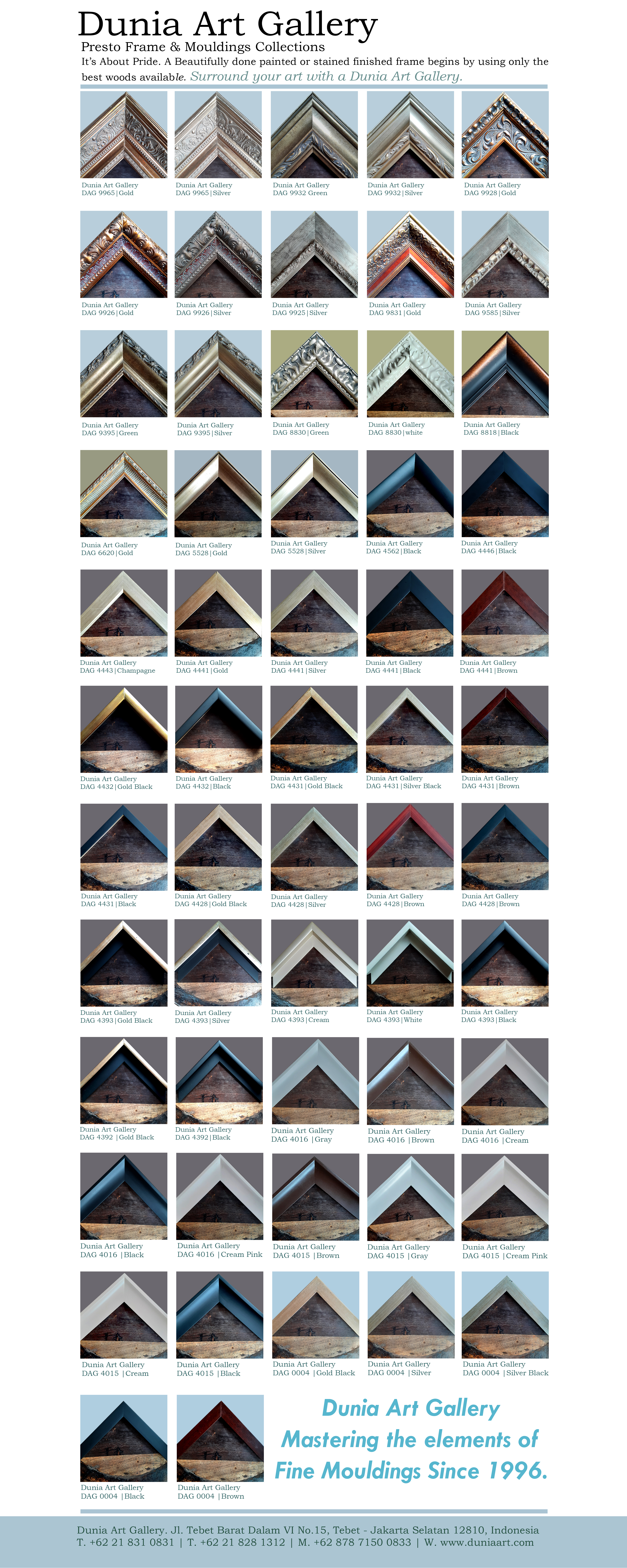 Dunia Art Gallery Frame Collection Update